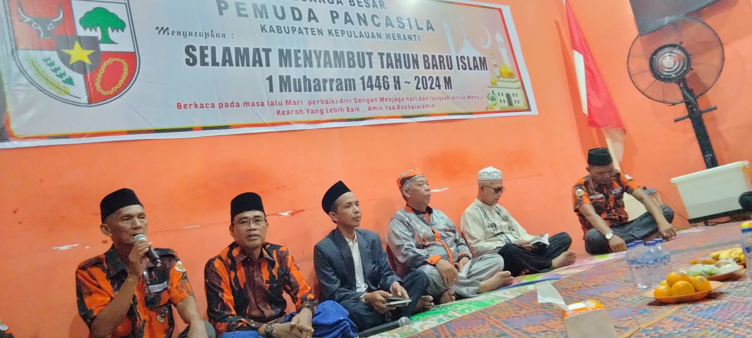 Majelis Pimpinan Cabang Pemuda Pancasila Kabupaten Kepulauan meranti Gelar Tausyiah Menyambut 1 Muharam 1446 H