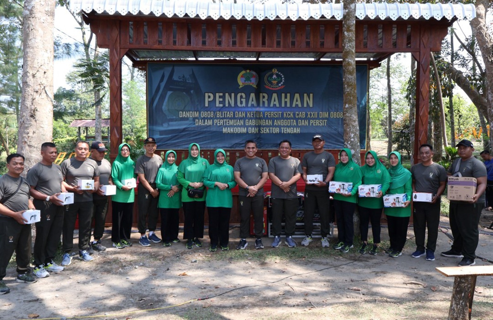 Jalin Dan Pererat Silaturahmi, Solidnya Kodim 0808 Dalam Pertemuan Gabungan