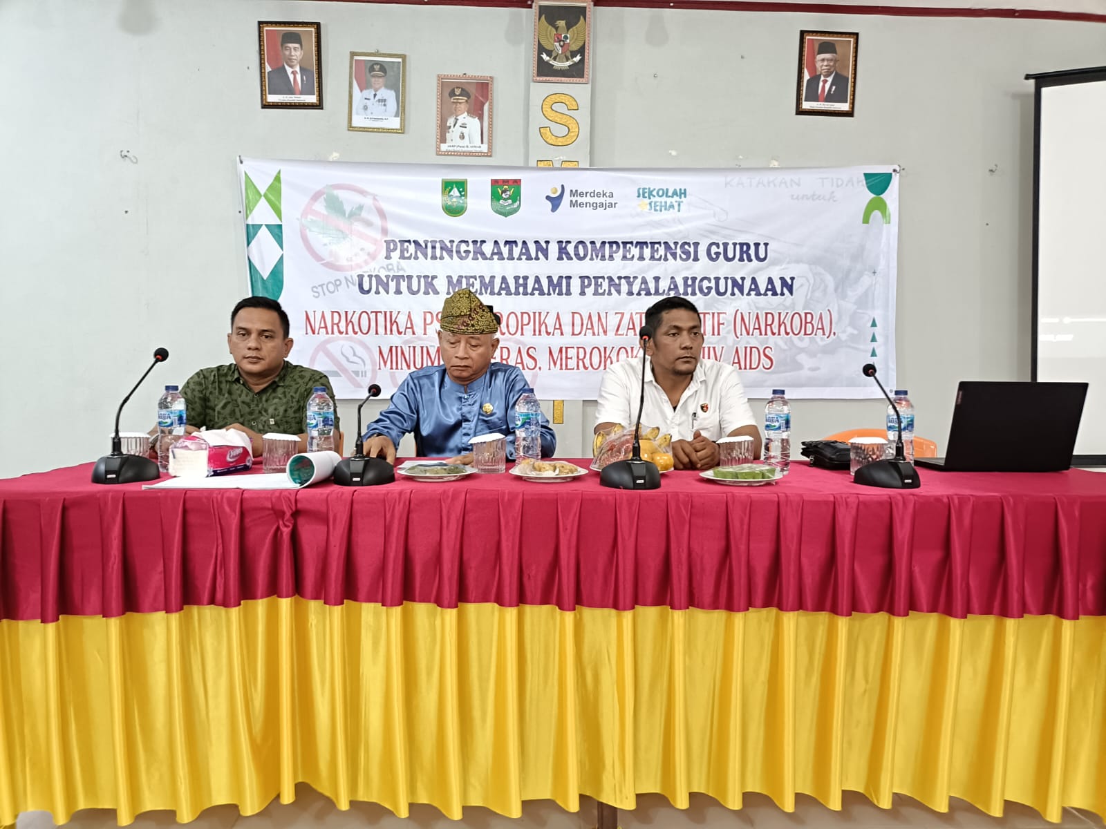 Sat Resnarkoba Polres Kepulauan Meranti Gelar Sosialisasi Bahaya Narkoba Di SMAN1 Tebingtinggi