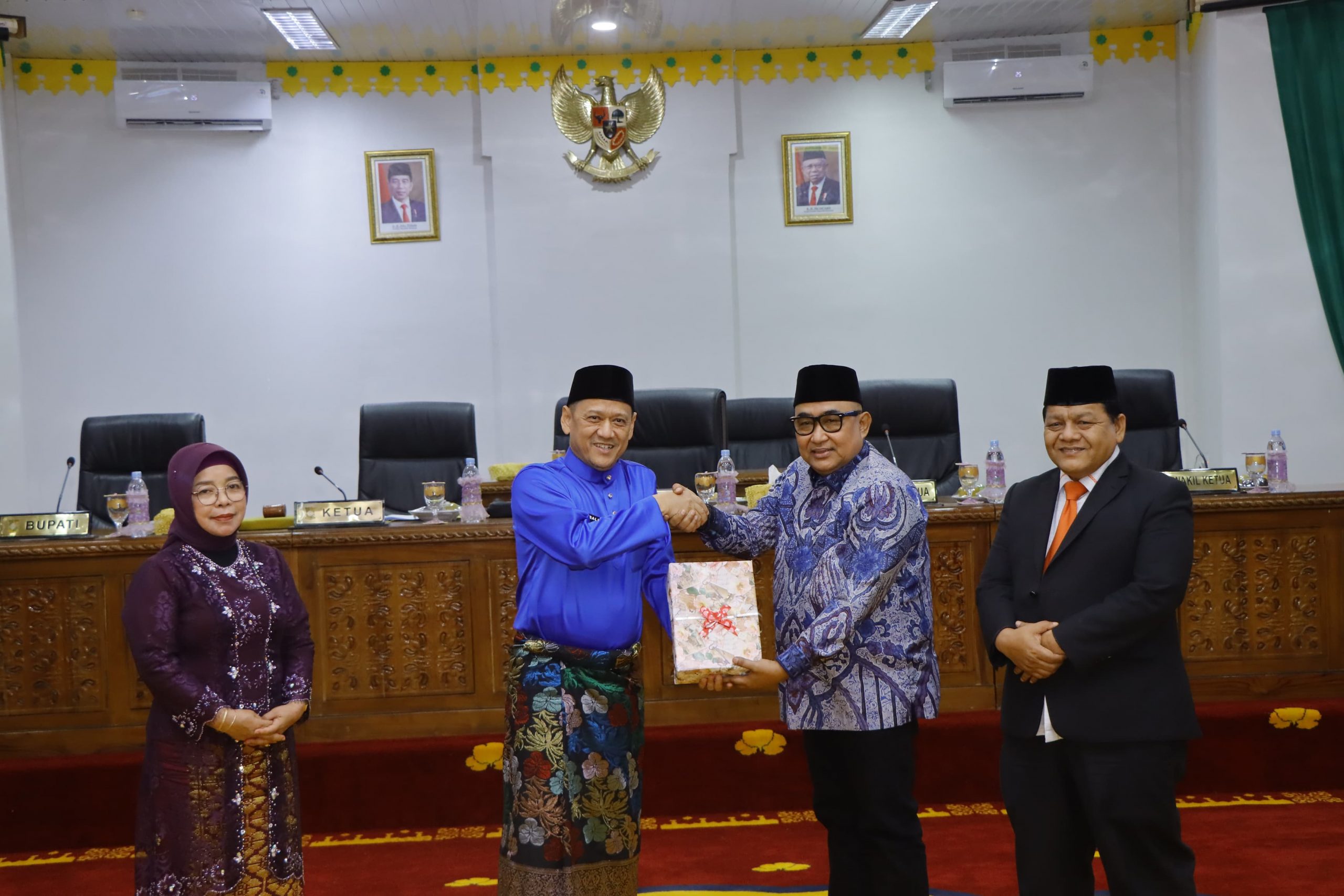 Bupati Kampar Hambali SE,MBA,MH, Sampaikan Pidato jawaban Pemerintah Terhadap Ranperda APBDP 2024