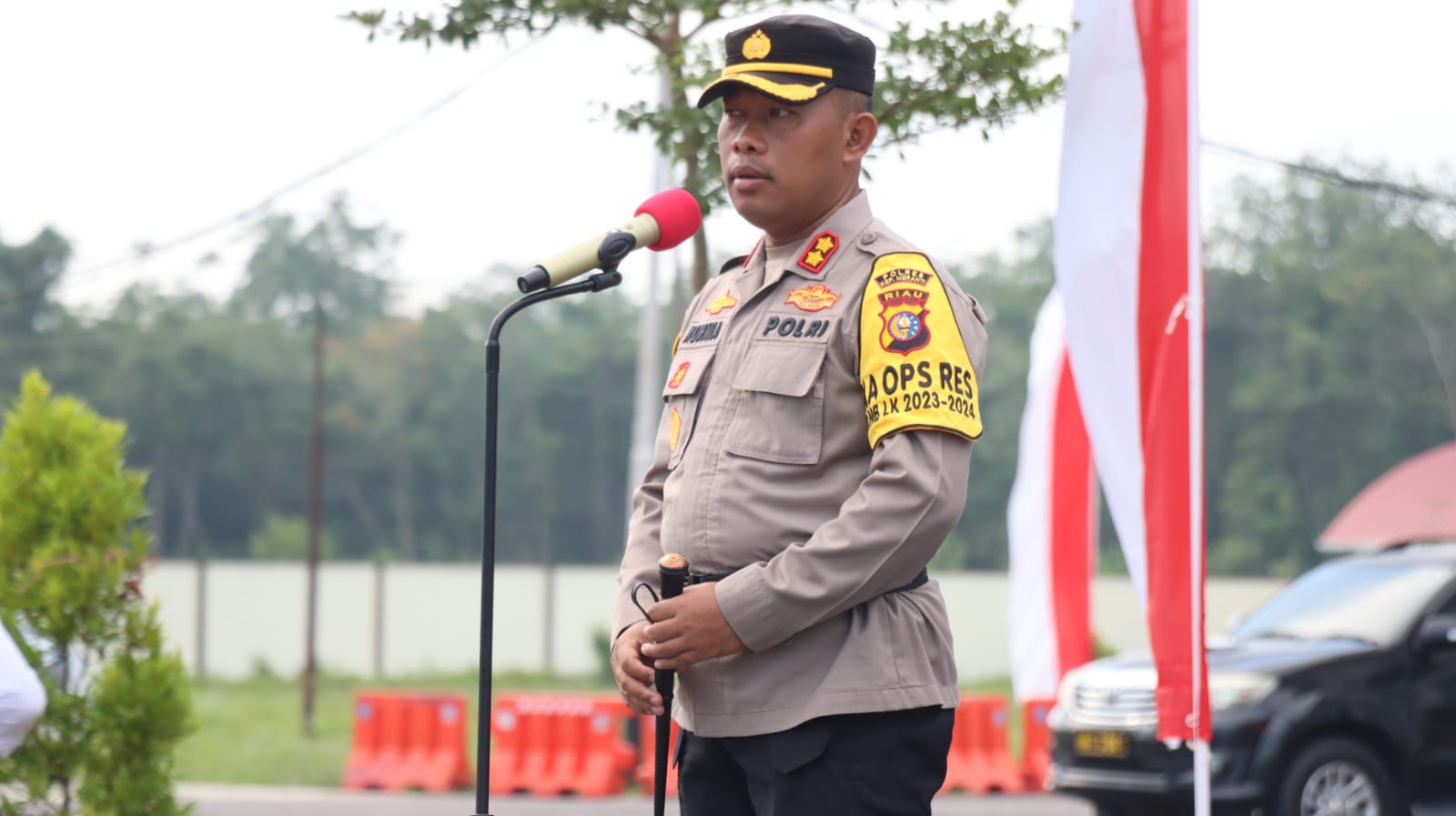 Kapolres Kepulauan Meranti Ajak Masyarakat Kibarkan Bendera Merah Putih Sambut HUT Ke – 79 RI Tingkatkan semangat Nasionalisme