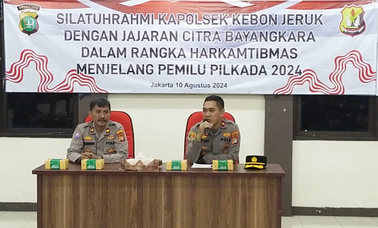 Membangun Sinergi dan Keamanan : Silaturahmi Kapolsek Kebon Jeruk Menjelang Pilkada 2024