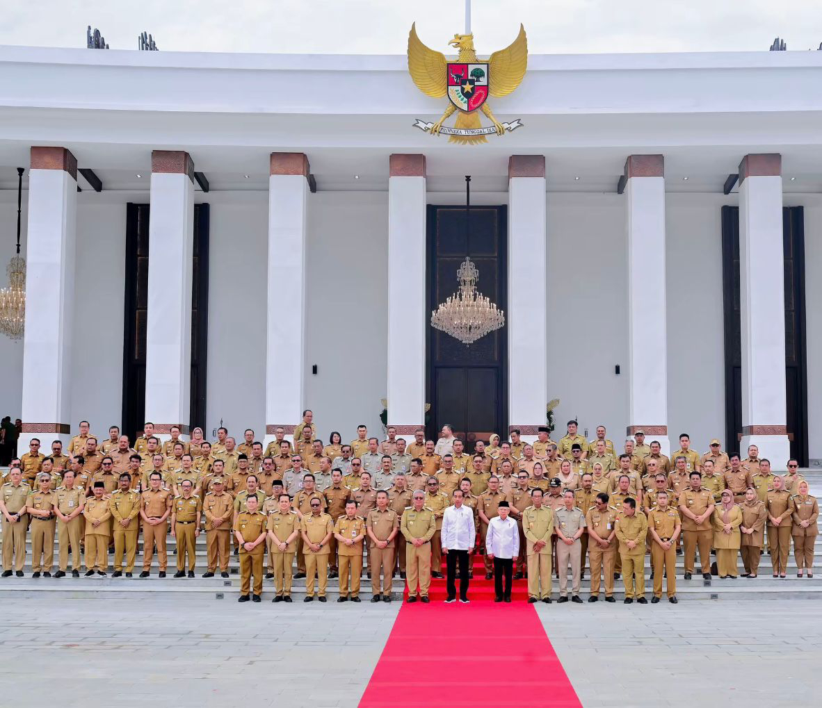 Plt Bupati H. Asmar Ikuti Pengarahan Presiden di IKN