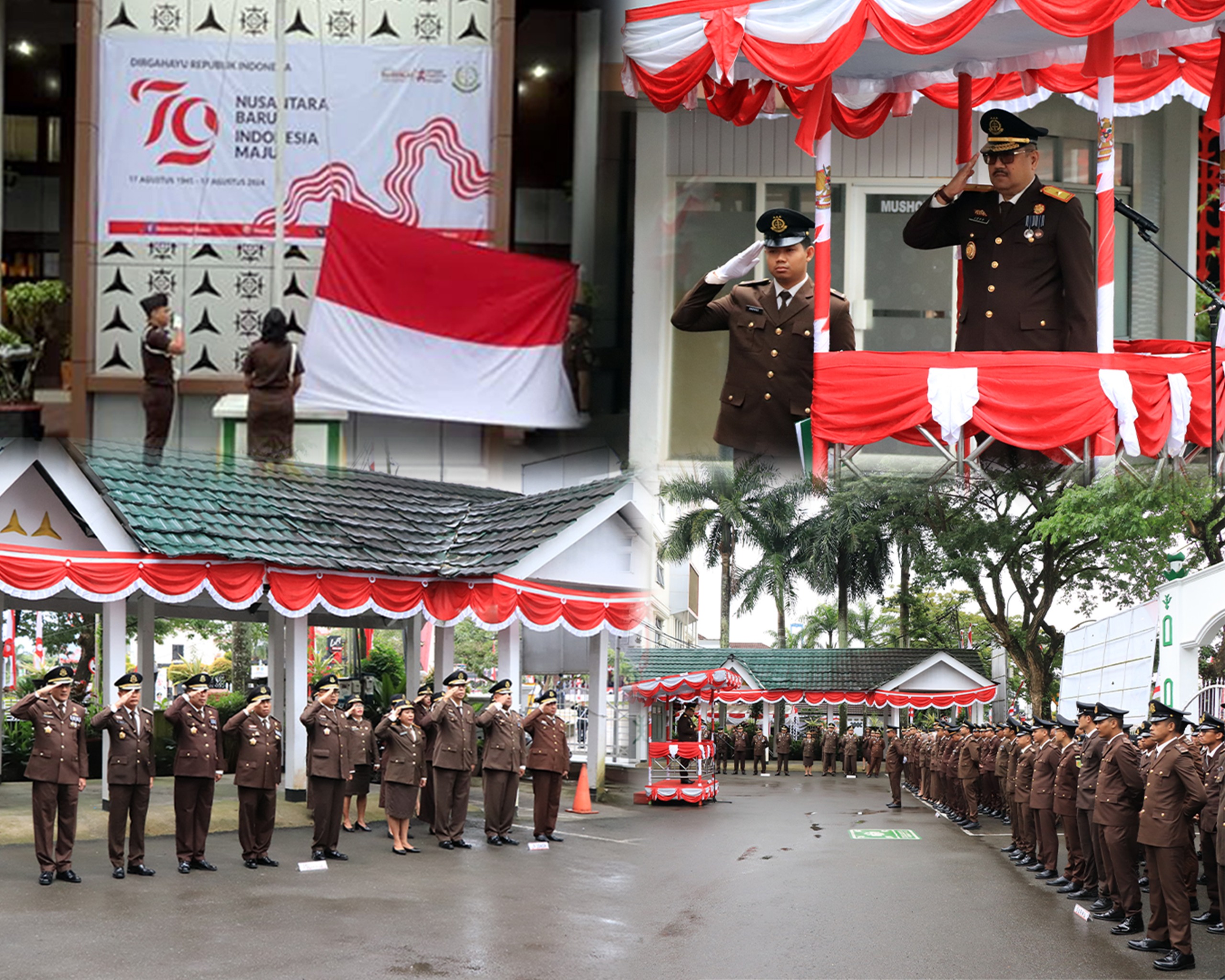 Kejaksaan Tinggi Maluku Laksanakan Upacara Peringatan HUT Kemerdekaan Republik Indonesia Ke-79