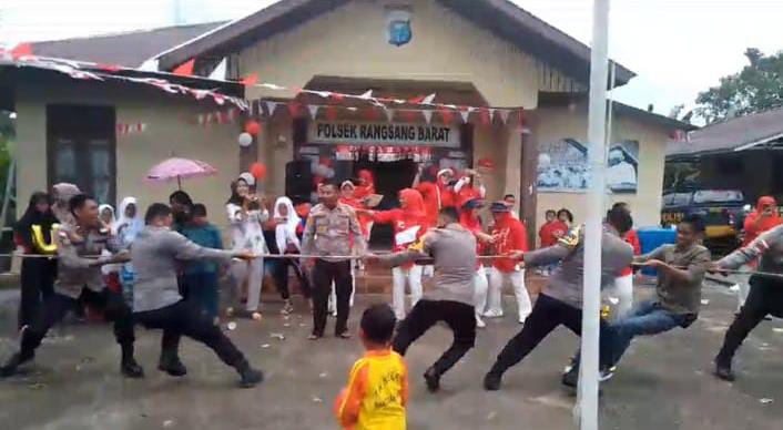 Meriahkan HUT RI Ke-79 Tahun,Polsek Rangsang Barat Gelar Berbagai Lomba