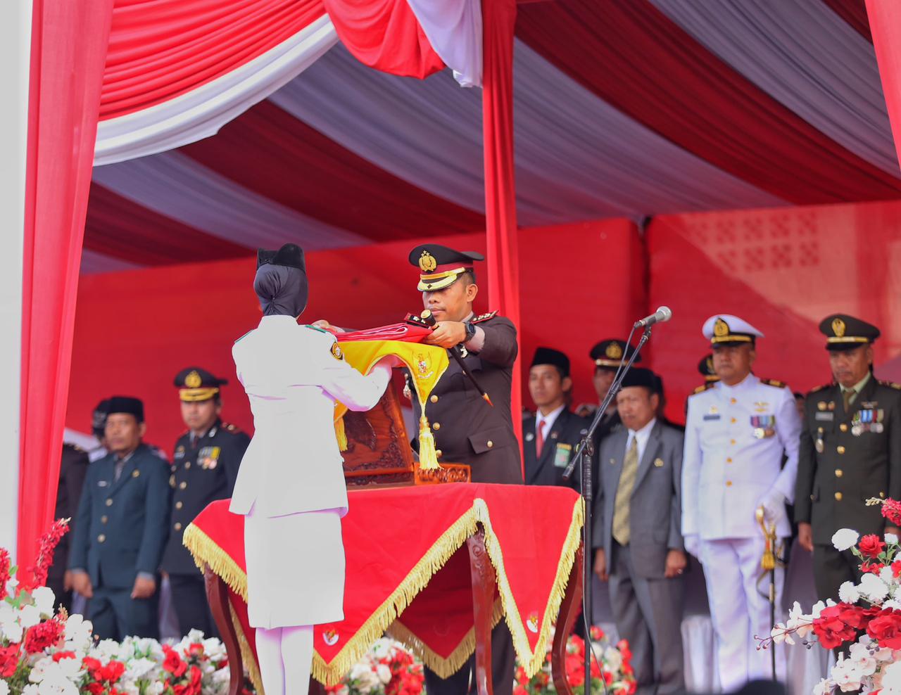 Jadi Irup Peringatan HUT RI Ke-79, Kapolres Ajak Generasi Muda Isi Kemerdekaan