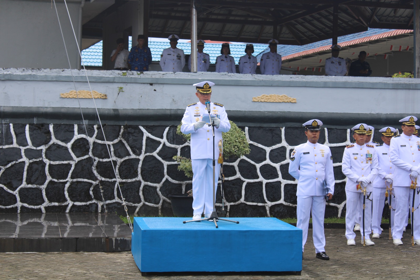 Jalesveva Jayamahe!Rumkital Dr.Midiyato Suratani Gelar Upacara Peringatan HUT Ke-79 TNI AL