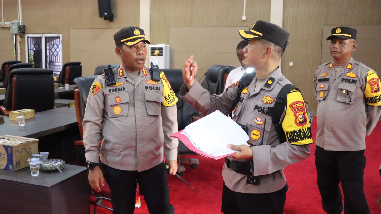 Polres Kepulauan Meranti Gladi Kesiapan Pelantikan DPRD Periode 2024 – 2029