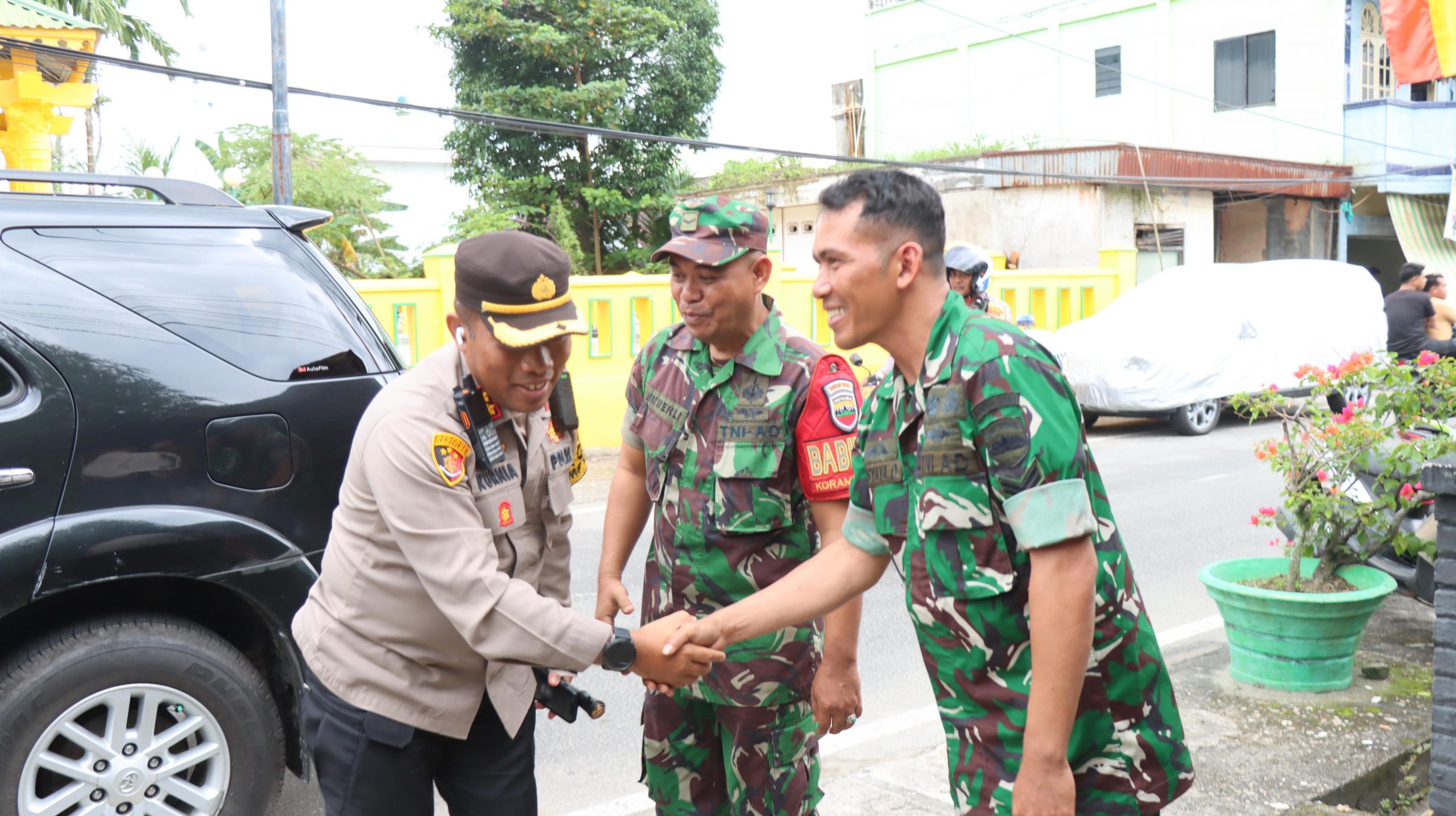 Jalin Sinergitas, Kapolres Kunjungi Kantor Danramil 02/Tebingtinggi