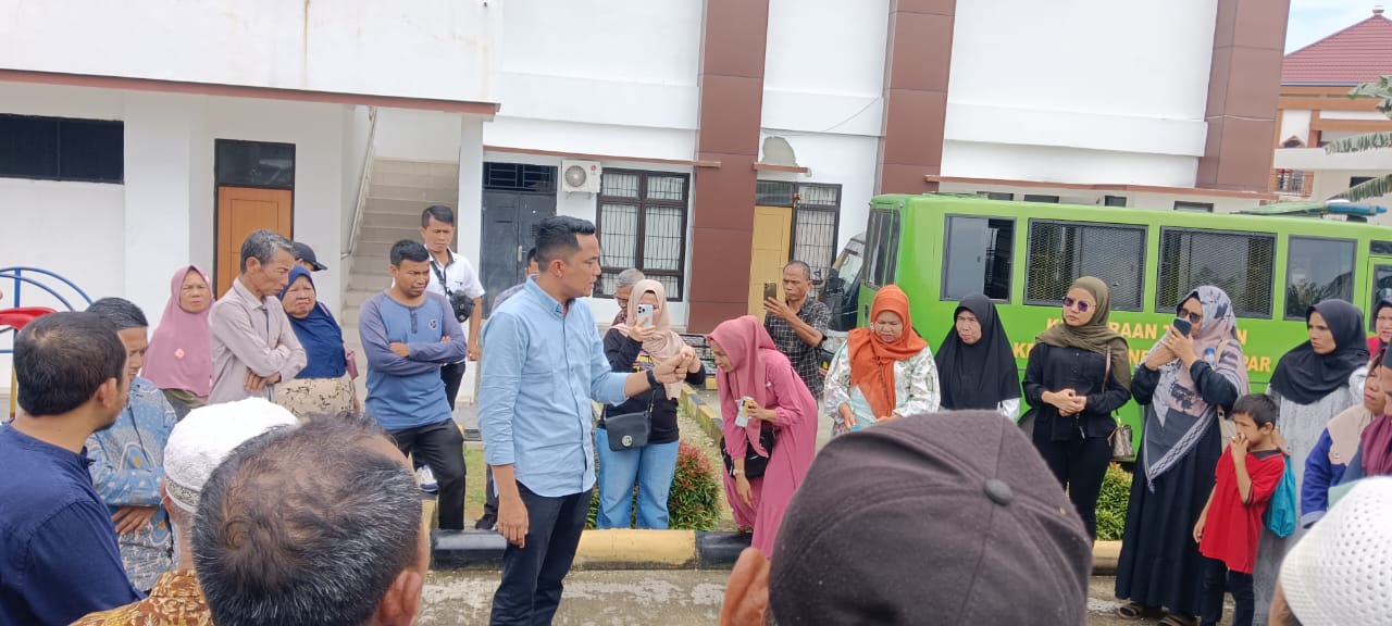 Puluhan Petani Hadir, Saat Mediasi di Pengadilan Negeri Bangkinang