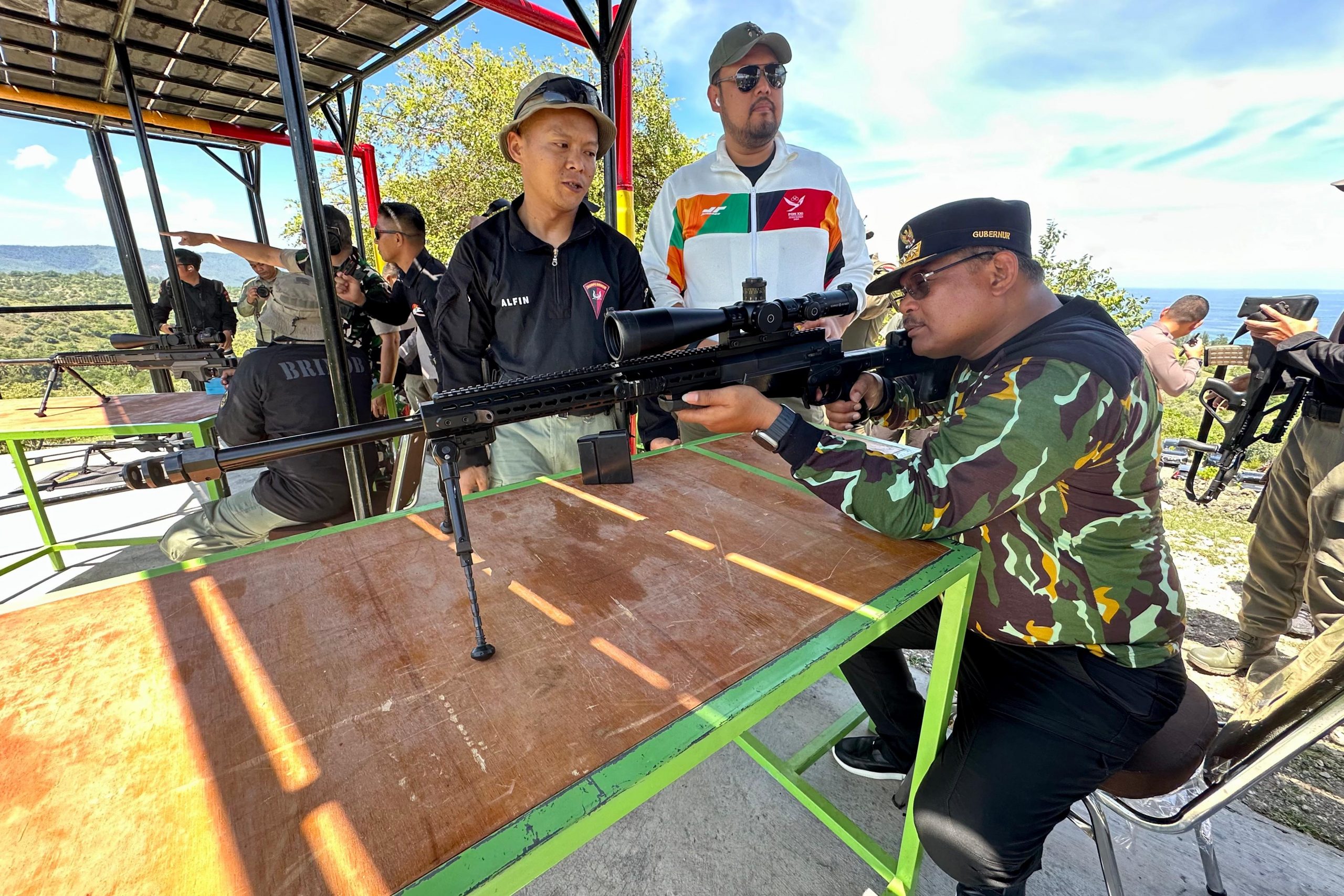 Pj Gubernur Aceh Juara Menembak di Kapolda Aceh Cup 2024