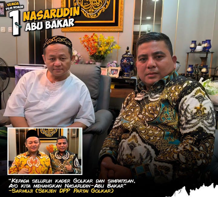 Menangkan Paslon 01 Nasarudin-Abu Bakar, Sarmuji : Nasarudin Miliki Jaringan Kuat di Pusat