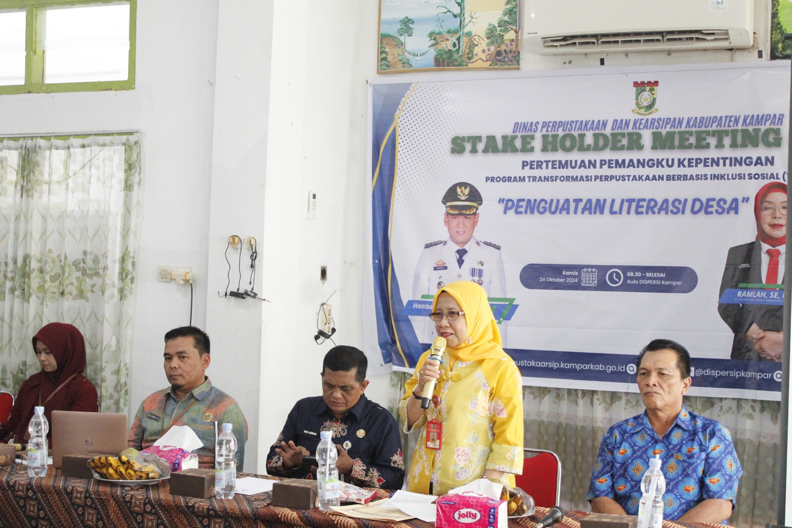 Kuatkan Literasi, Dispersip Kampar Gelar Stakeholder Meeting (SHM)