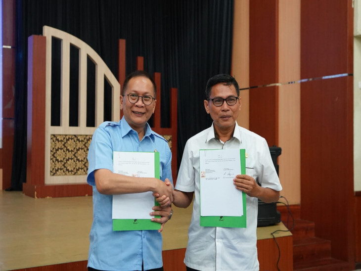 Diseminasi Informasi Pembangunan dan Promosi Potensi Daerah, Diskominfo dan Persandian Kampar Tandatangani MoU dengan RRI Pekanbaru