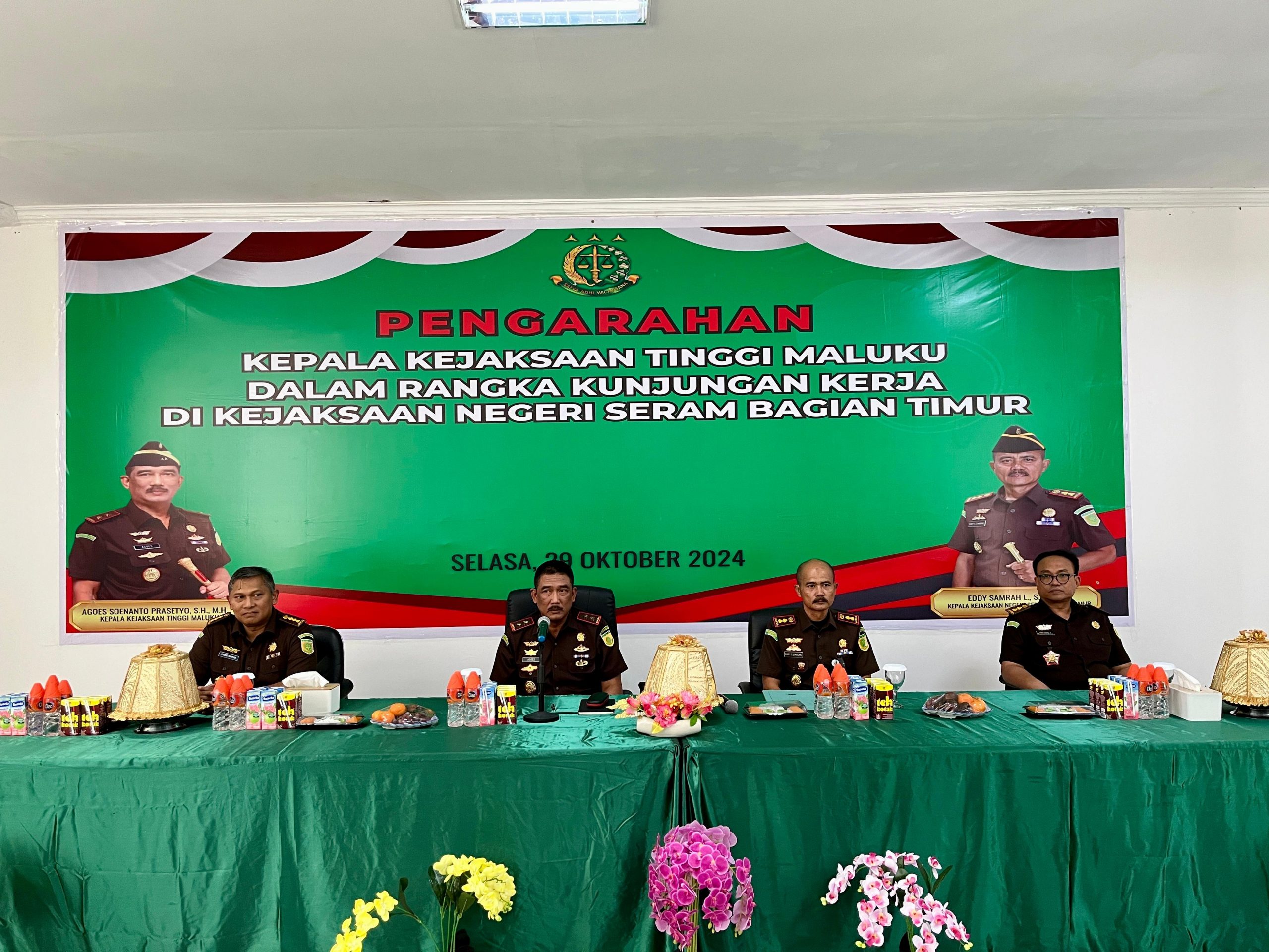 Kunjungan Kerja Dan Supervisi Kepala Kejaksaan Tinggi Maluku Di Kabupaten Seram Bagian Timur