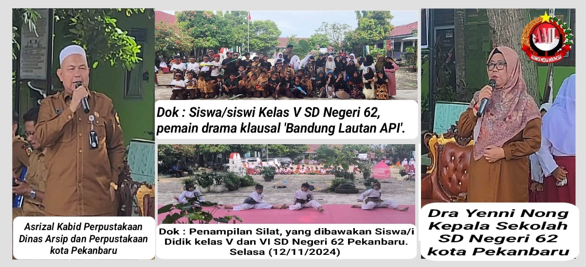Tingkatkan Kreatifitas Anak,Kepsek SDN 62 Taja P5 Bertemakan ‘ Bandung Lautan Api’