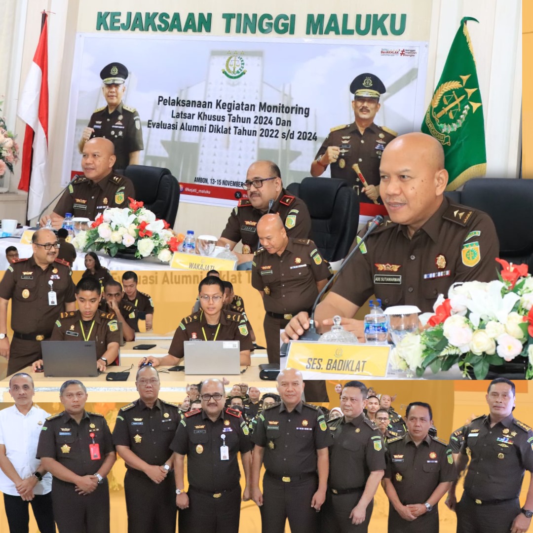 Kunjungan Kerja Sekretaris Badiklat Kejaksaan Republik Indonesia Di Wilayah Kejaksaan Tinggi Maluku