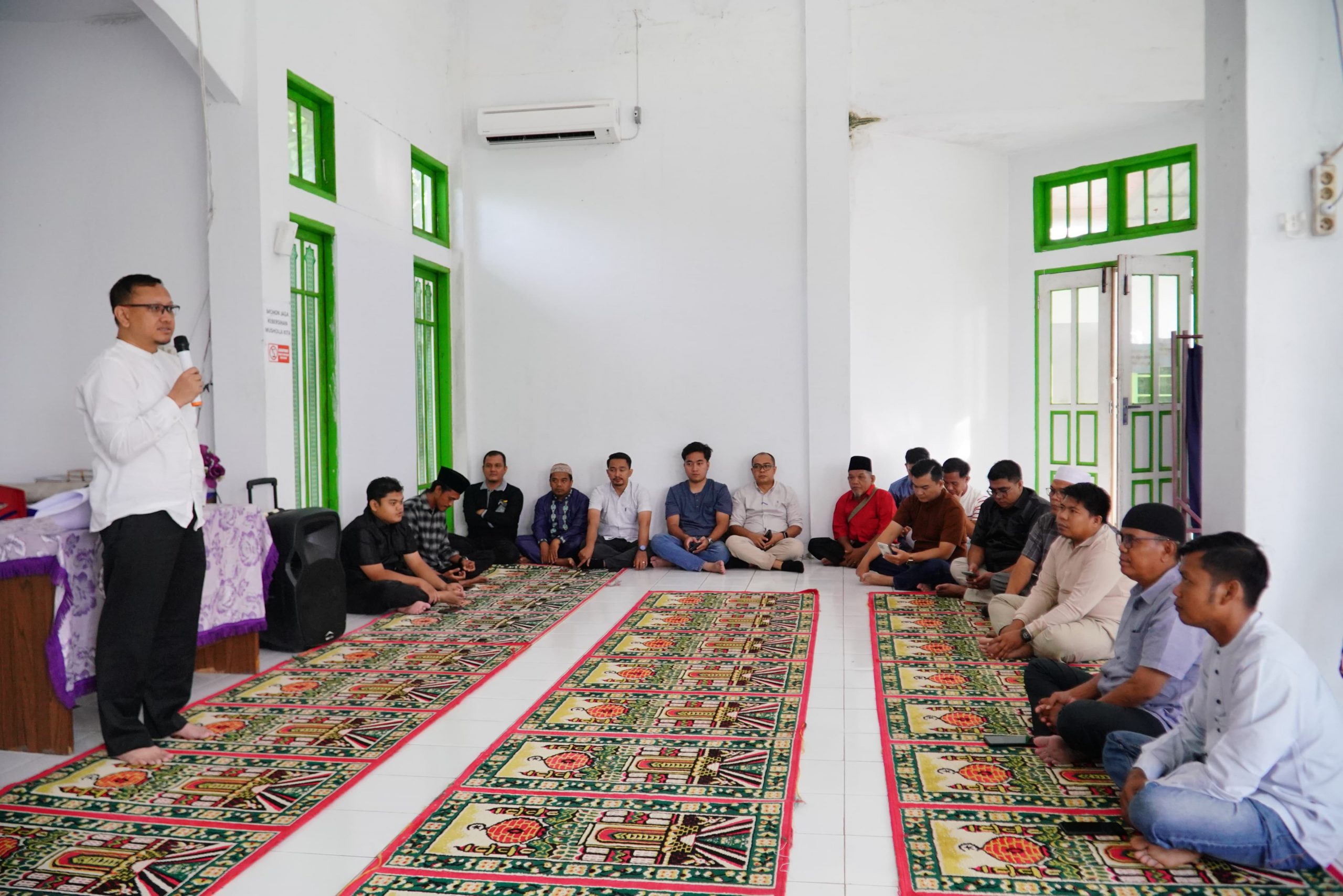 Cinta Musholla Gerak Bersama Melayani Jama’ah,Dinkes Kampar Gelar Wirid Rutin Jum’at Pagi