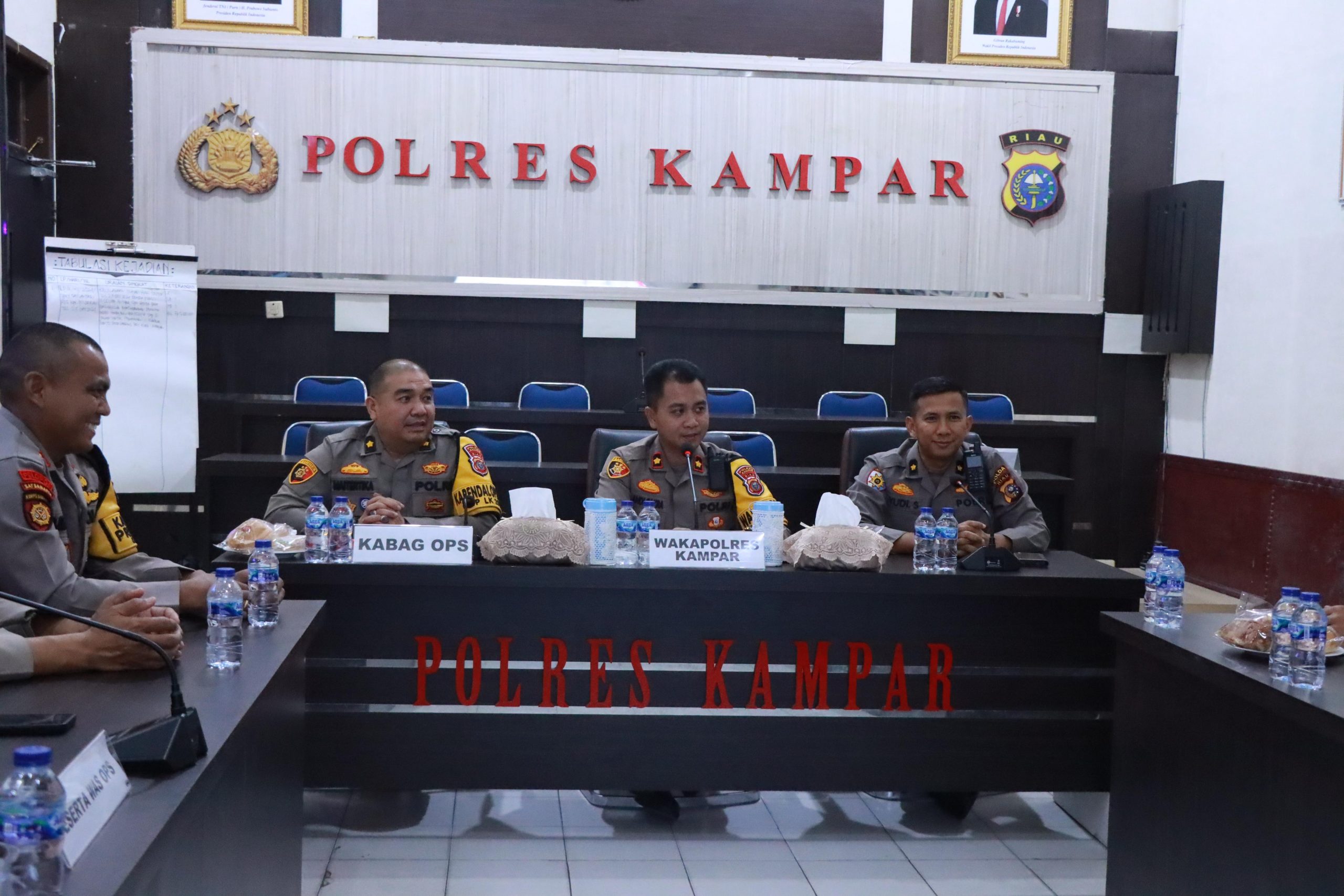 “Polres Kampar Siap Tingkatkan Kinerja,” Itwasda Polda Riau Berikan Arahan Jelang Nataru