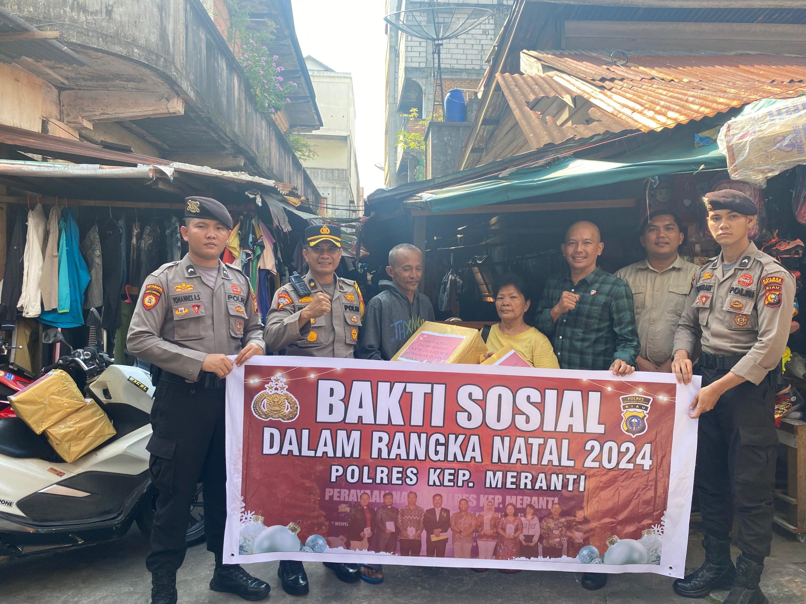 Polres Kepulauan Meranti Gelar Bakti Sosial Donor Darah Dalam Rangka Perayaan Natal Dan Menyambut Tahun Baru 2025