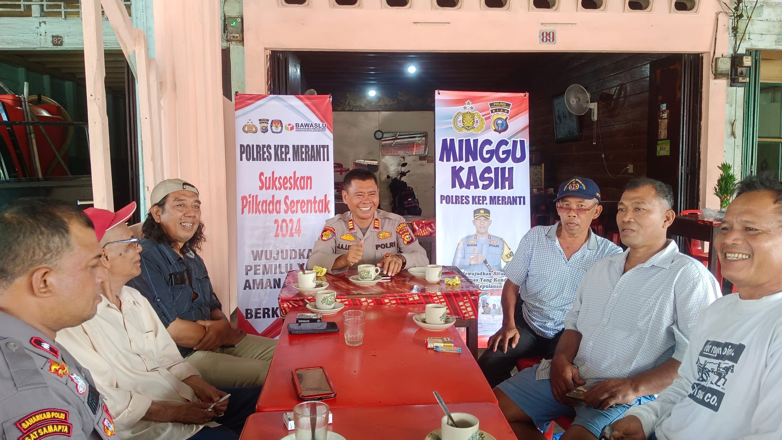 Polres Kepulauan Meranti Gelar Minggu Kasih Bersama Komunitas Warga Batak Selatpanjang