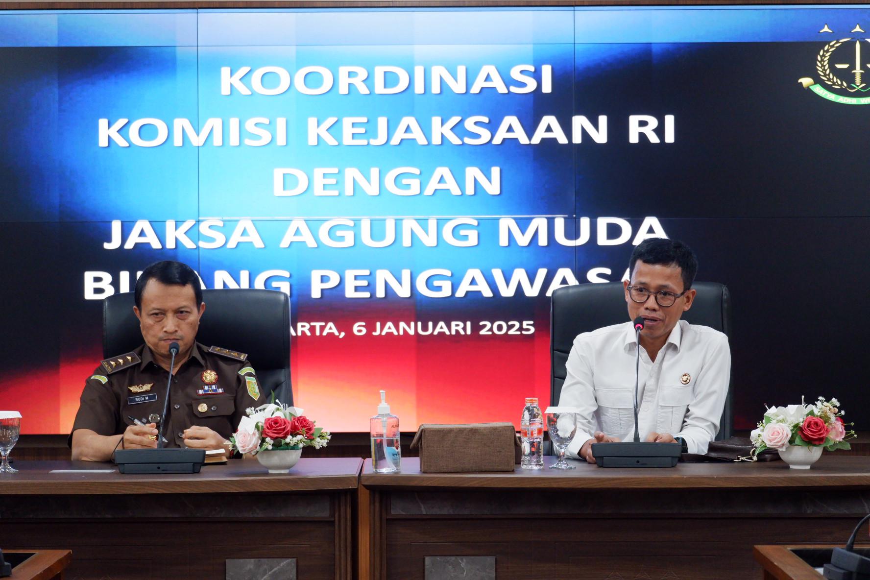 Rapat Koordinasi Antara Jaksa Agung Muda Bidang Pengawasan dan Komisi Kejaksaan RI