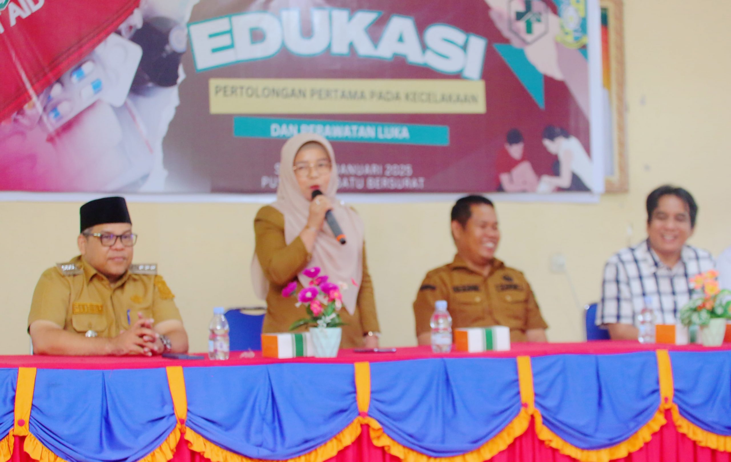 PJ. Bupati Buka Edukasi P3K Dan Perawatan Luka