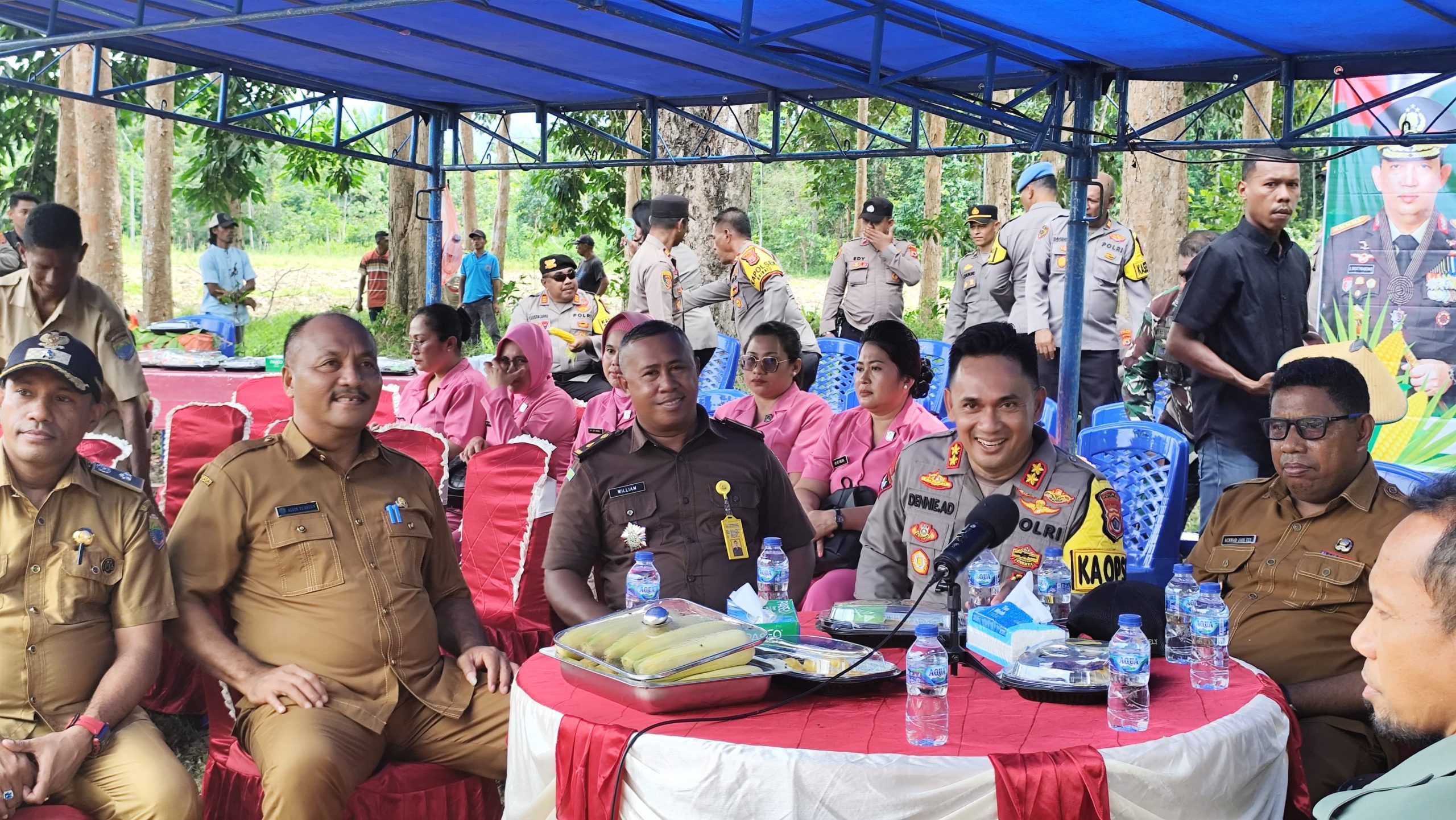 Kasubbagbin Kejari SBB Hadiri Giat Tanam Pohon Jagung Serentak 1 Juta Hektar