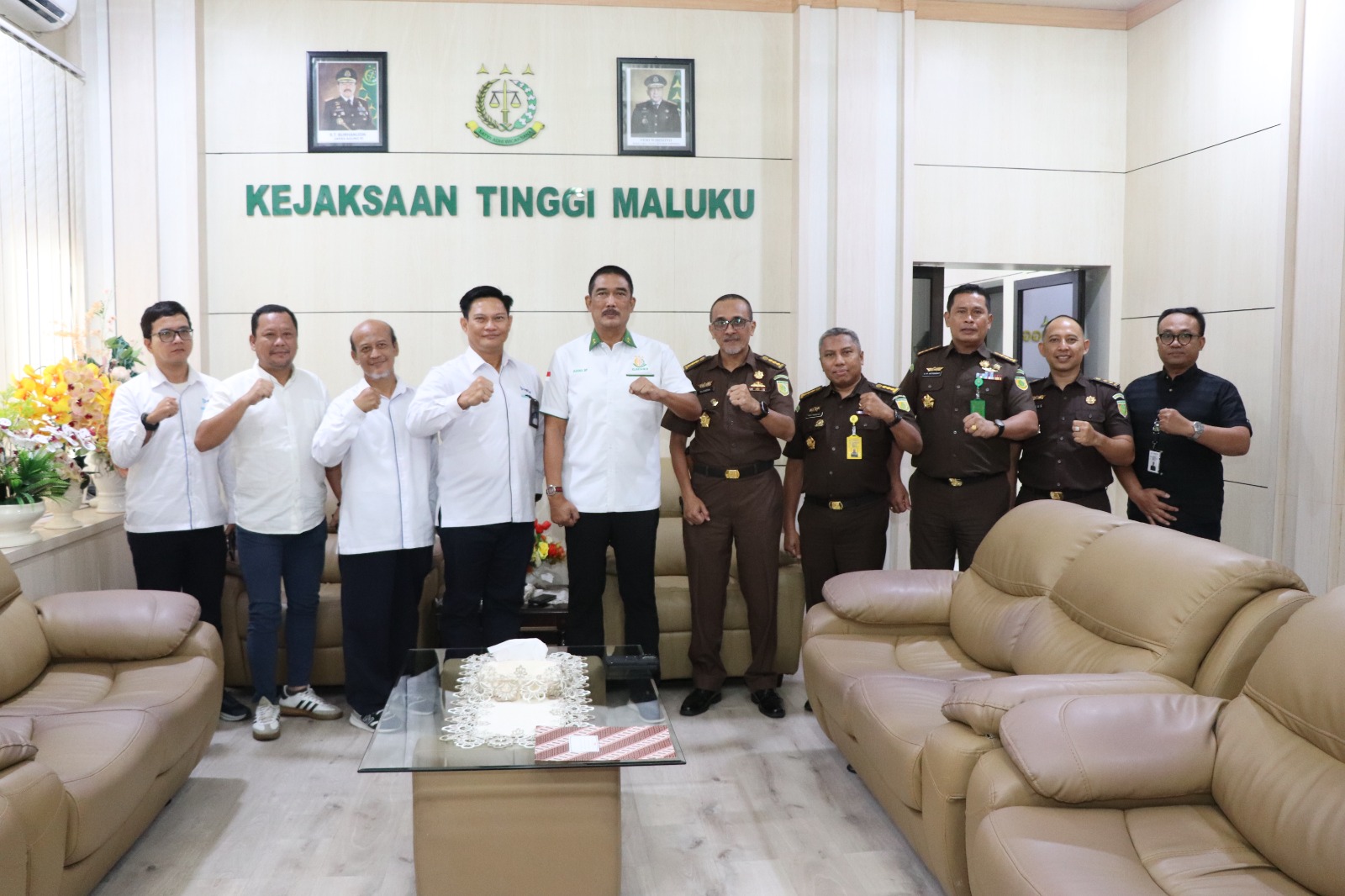 Kejaksaan Tinggi Maluku Terima Kunjungan Kerja Dari PT. PELNI Cabang Ambon