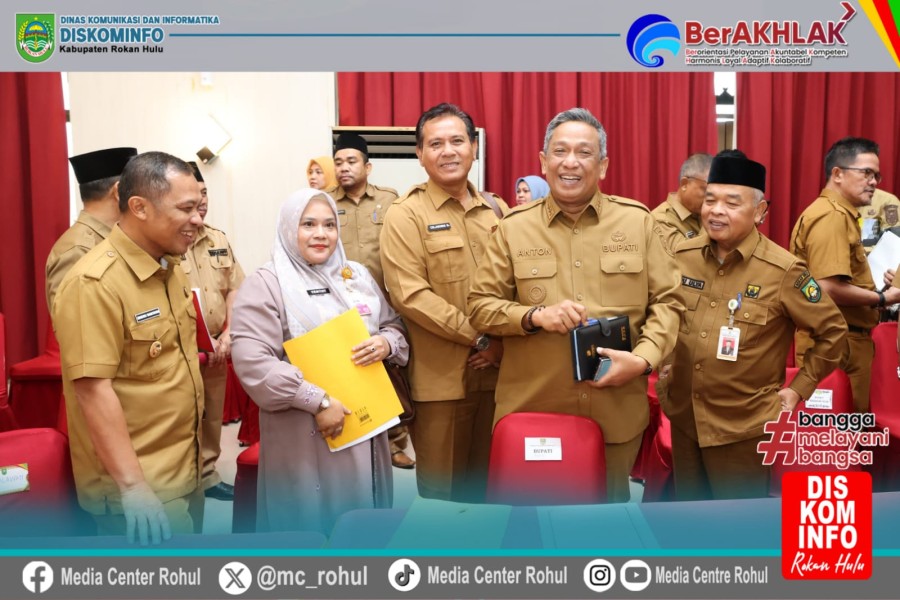 Bupati Rokan Hulu Hadiri Rakor TPID Riau Bahas Strategi Pengendalian Inflasi Jelang Idul Fitri