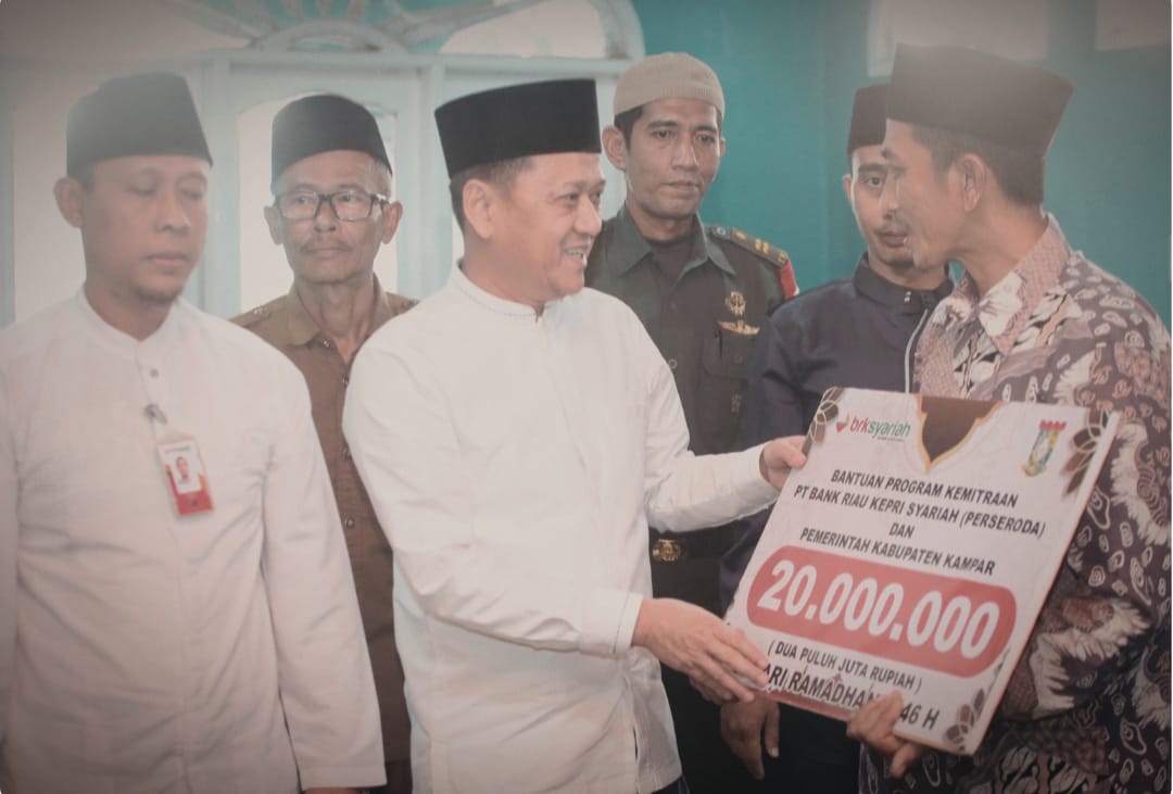 Sekda Laksanakan Safari Ramadhan Desa Sungai Petai
