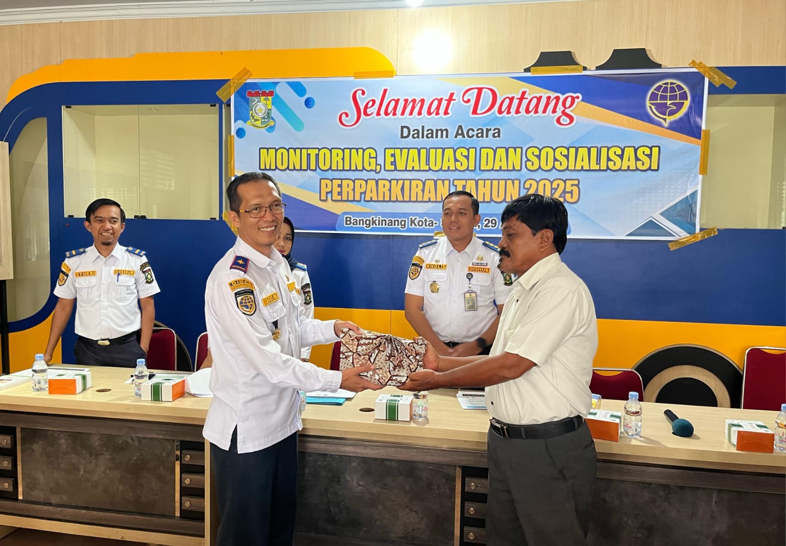 Dishub Kampar Lakukan Monitoring, Evaluasi Dan Sosialisasi Terhadap Pengelola Parkir