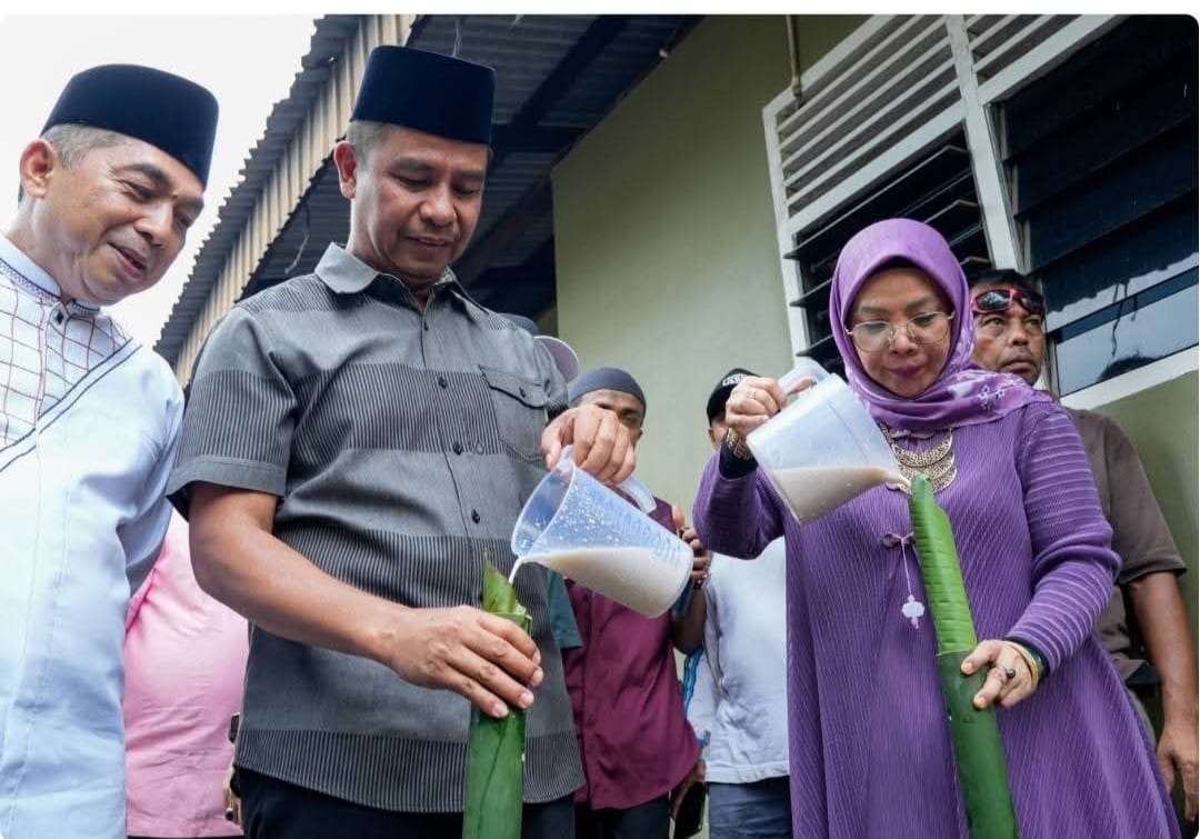 Bupati Kampar Ahmad Yuzar Hadiri dan Resmikan Festival Lomang Ayo Onam I di Dusun Kampung Godang