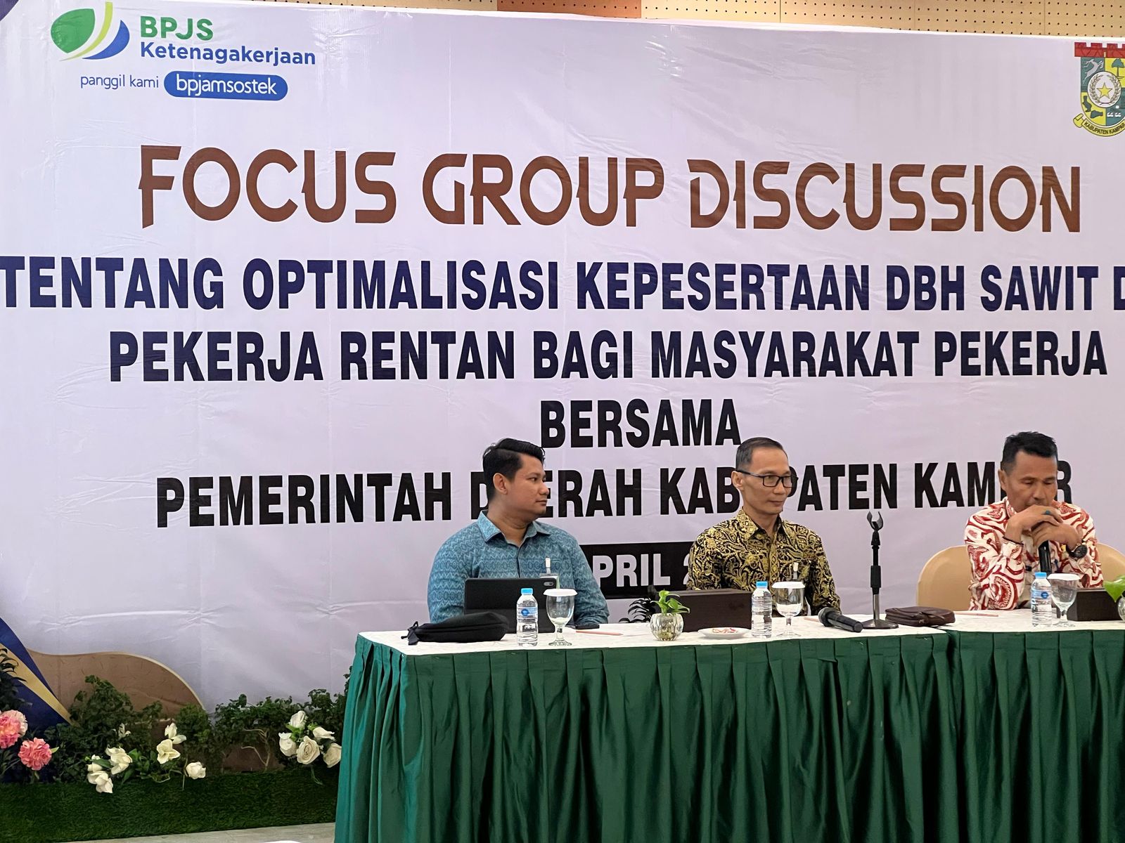 BPJS Ketenagakerjaan Laksanakan FGD Bersama Pemkab Kampar