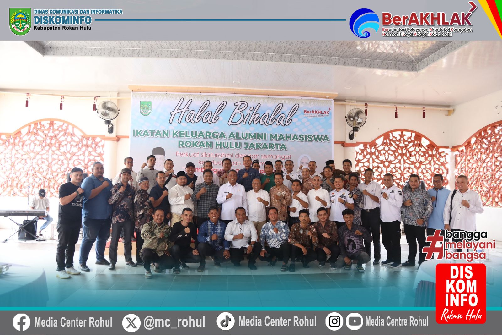 Ikatan Keluarga Mahasiswa Rohul Jakarta Silaturahmi Bersama Bupati Rohul Anton,S.T, M.M