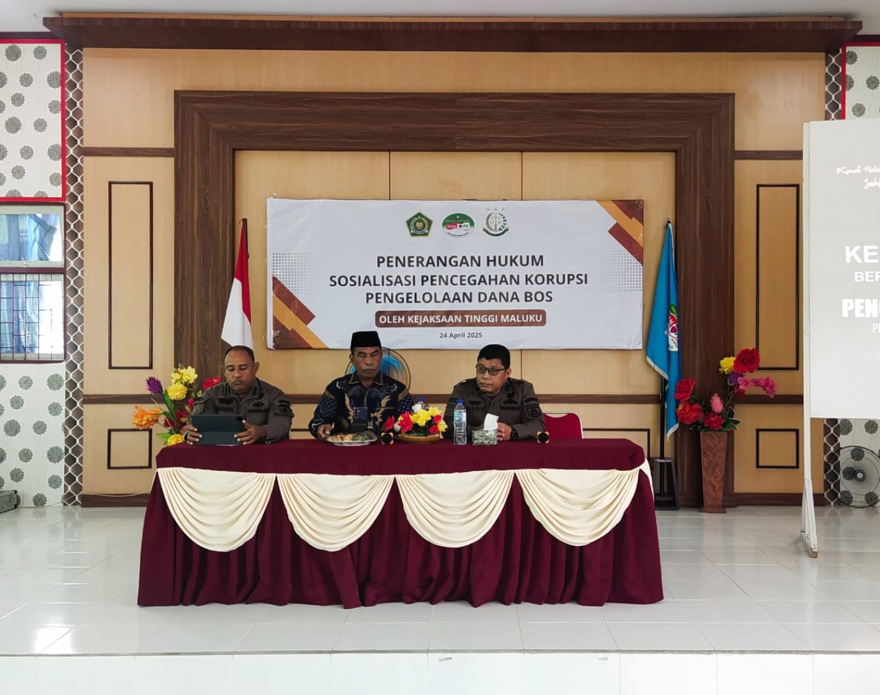 Bersama Madrasah Se-Pulau Ambon, Kejaksaan Tinggi Maluku Lakukan Pencegahan Korupsi Penyalahgunaan Pengelolaan Dana Bos 