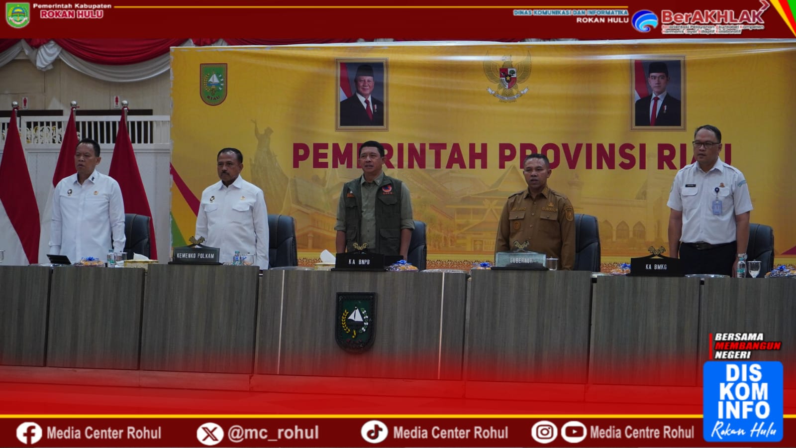 Rakor Karhutla Se-Provinsi Riau : Status Siaga Karhutla Ditetapkan, Semua Pihak Diminta Waspada