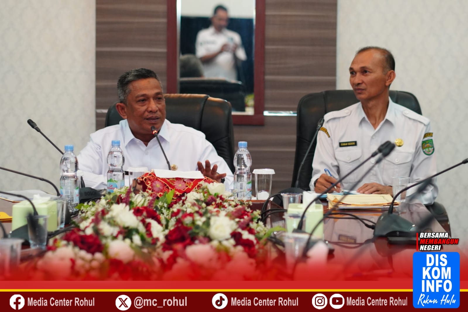 Bupati Anton ST.MM Pimpin Rakor Pembebasan dan Perlindungan Lahan Pertanian di Rokan Hulu