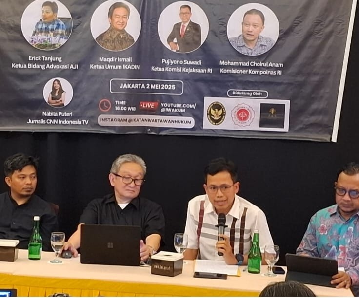 Ketua Komjak Tegaskan Kerja-Kerja Jurnalis Dilindungi UU