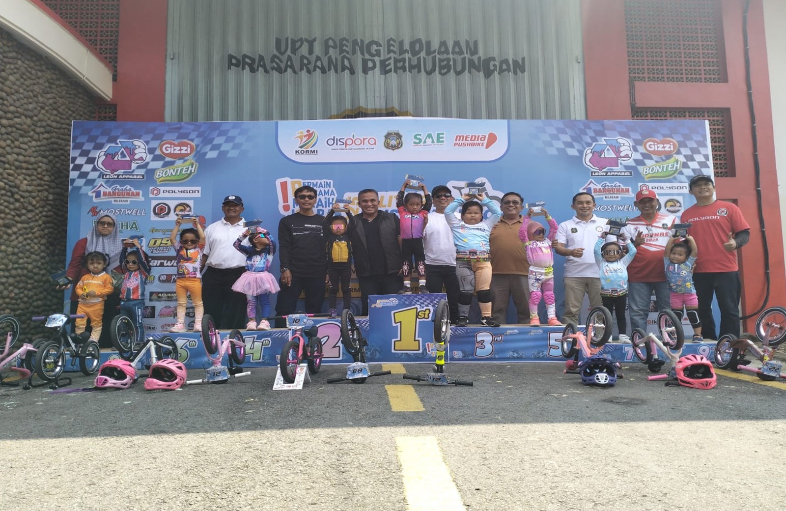Cengkrama Forkopimda Hadirkan Senyuman Di Pushbike Competition Kota Blitar