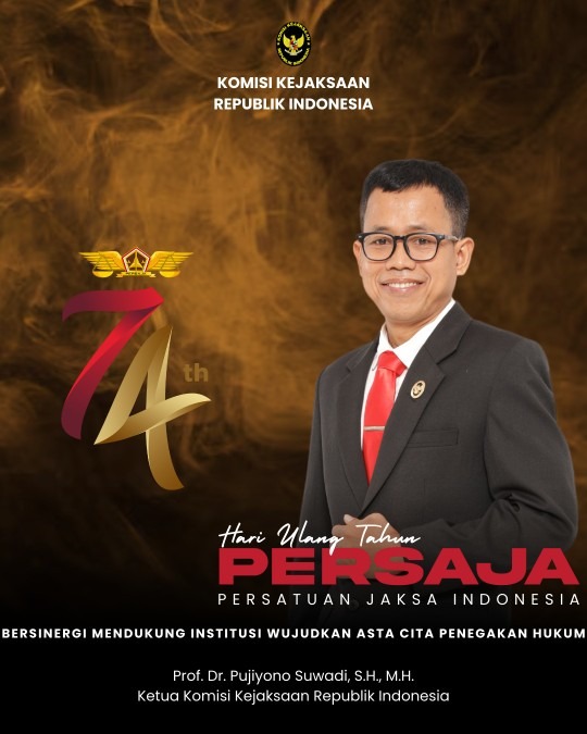 Prof.Pujiyono Suwadi : Selamat Ultah PERSAJA Ke 74, Profesional dan Berintegritas