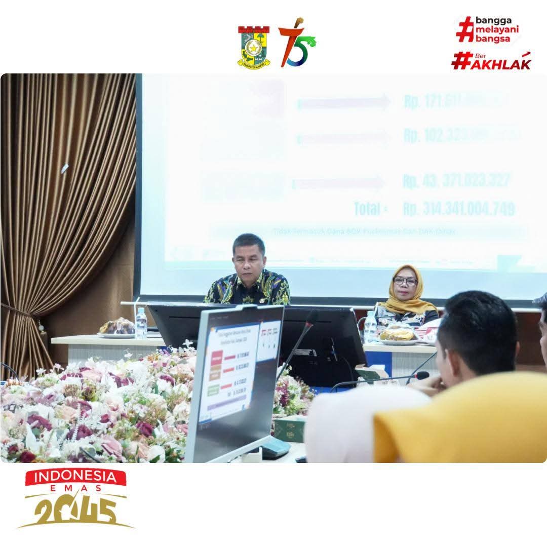 Bupati Kampar Dengarkan Paparan OPD Pada Pembahasan Rencana Kerja Tahun 2026 