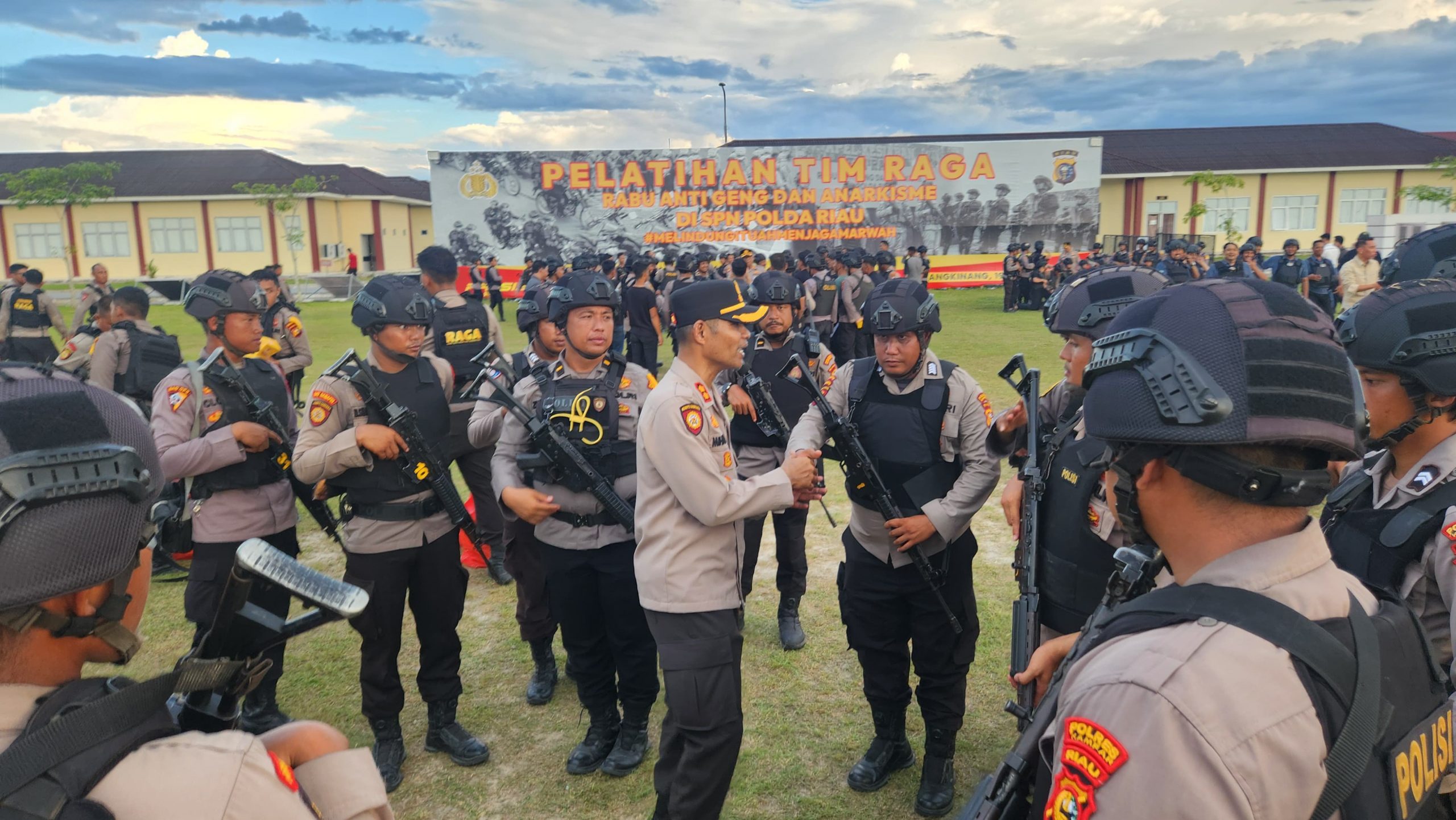 Kapolres Kampar Beri Semangat Tim RAGA Polda Riau : Profesionalitas dan Keadilan Dalam Menjaga Kamtibmas
