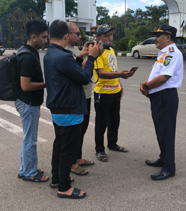 Pemerintah Rohul Melalui Kadis Perhubungan Menghimbau Kepada Masyarakat Penutupan Sementara Jembatan Sei Rokan