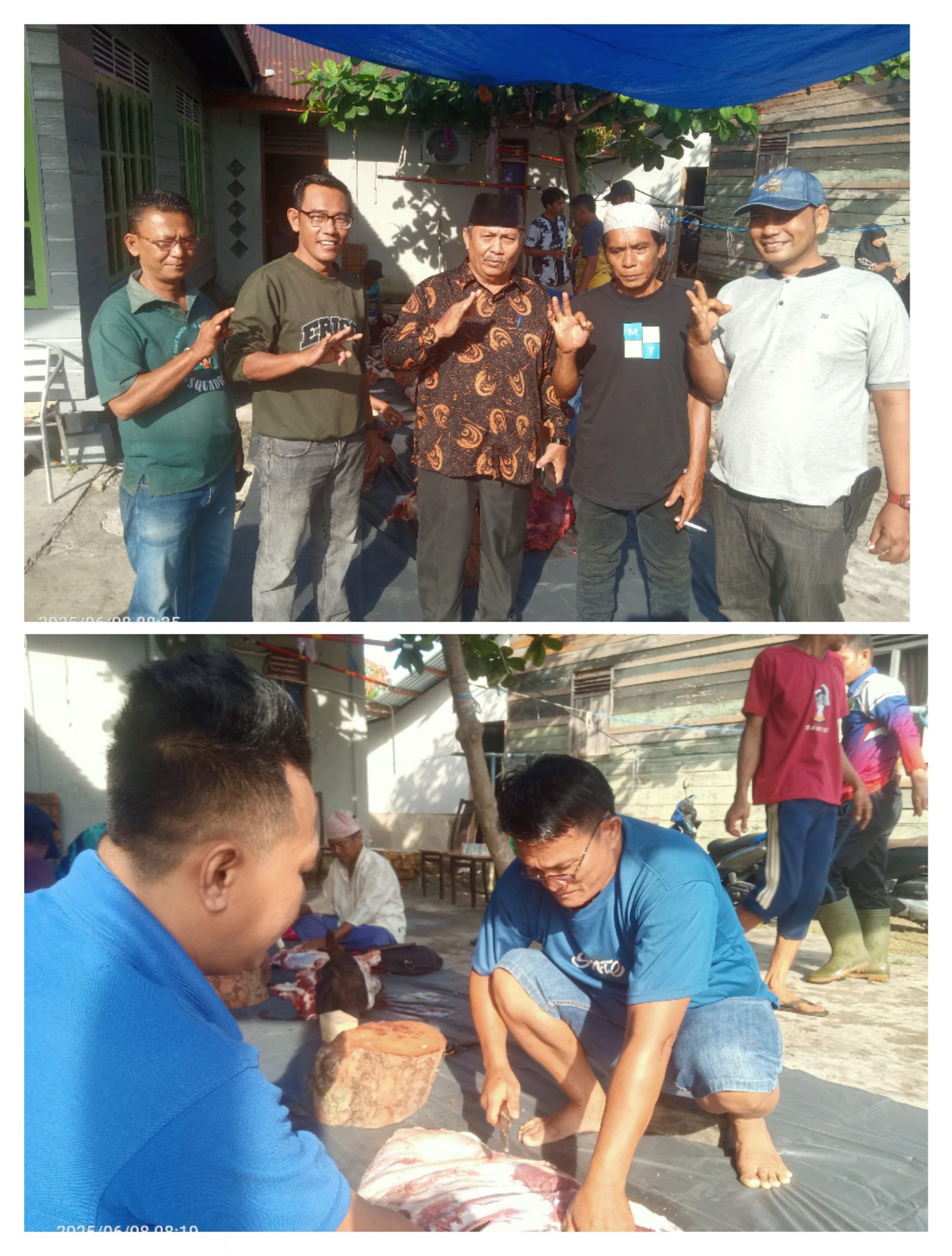 Masuk Tahun Ke 3 DPD PW.MOI Mendapatkan Kepercayaan Dari Pemerintah Sembelih Satu Ekor Sapi Qurban 1446.H