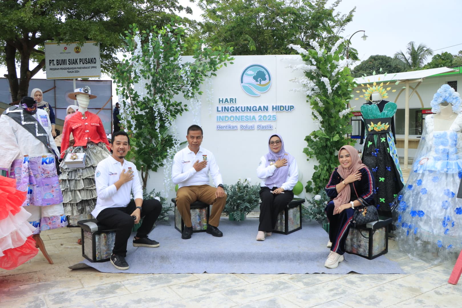Peringatan Hari Lingkungan Hidup Se – Dunia, Bupati Kampar : Mari Bijak Dalam Pemilihan dan Pemisahan Sampah Plastik Sehingga Bernilai Ekonomis