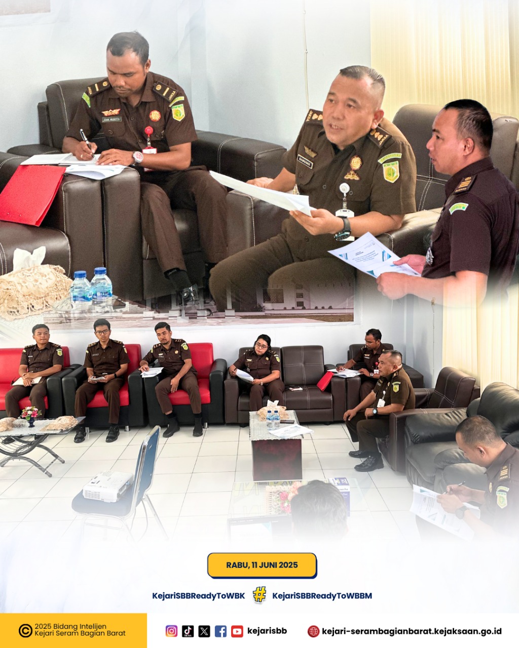Plt. Kajari SBB menyampaikan Perkembangan Penanganan Dugaan Tipikor Dalam Pengelolaan DD/ADD Desa Lokki