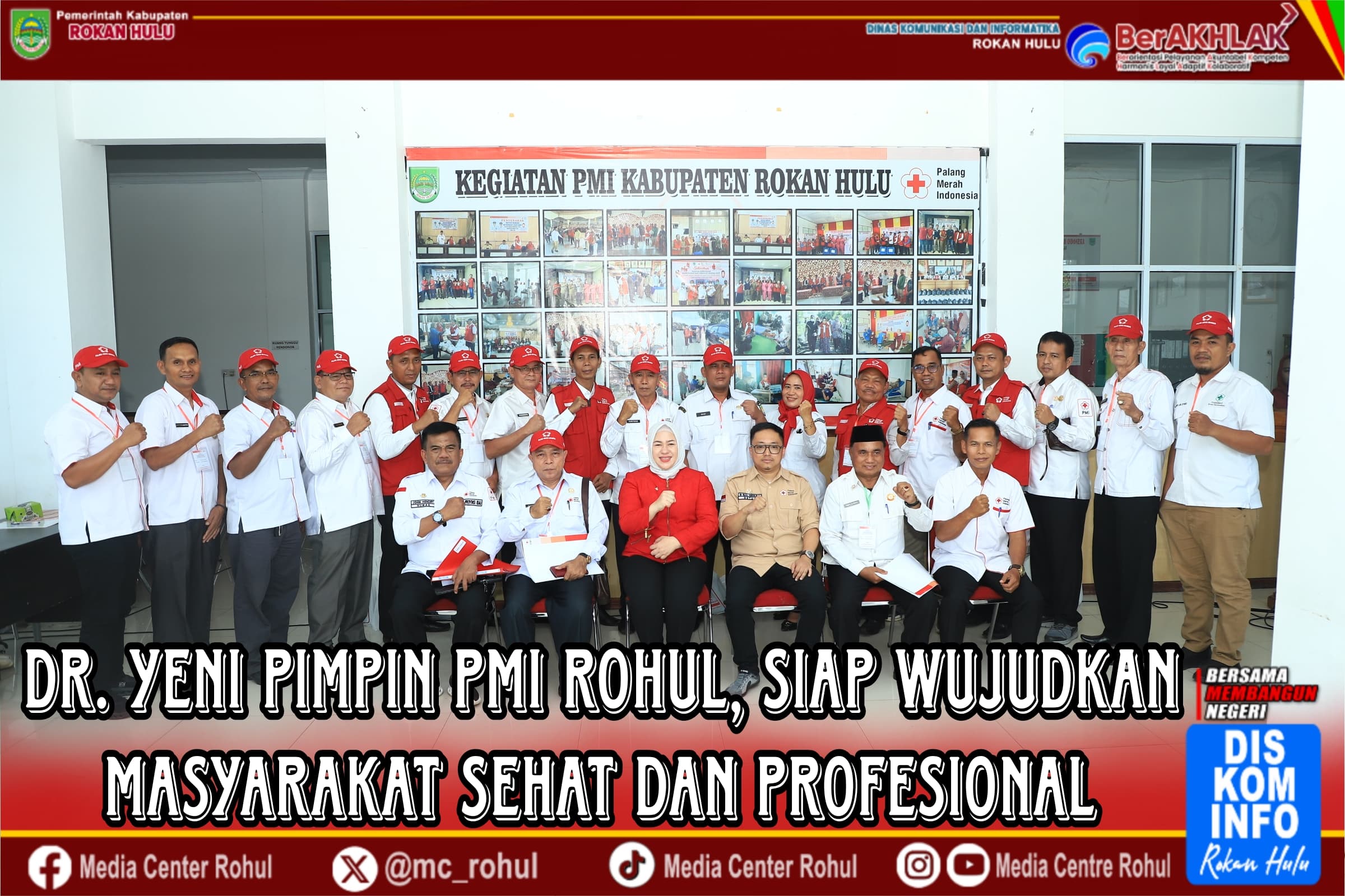 Terpilih Secara Aklamasi dr.Yeni Pimpin PMI Rohul, Siap Wujudkan Masyarakat Sehat dan PMI Profesional