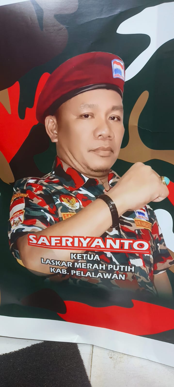 Laskar Merah Putih Kabupaten Pelalawan Dukung Penuh Pemerintah Pusat Pulihkan Fungsi Kawasan TNTN