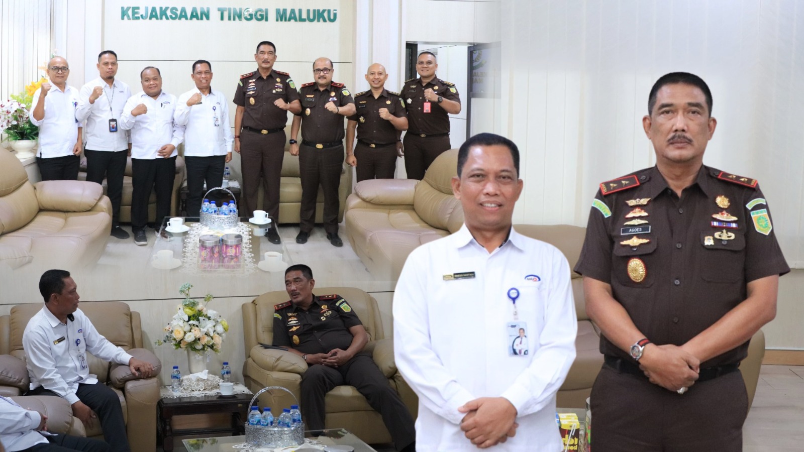Kajati Maluku Agoes SP Beserta Jajaran, Sambut Baik Kunjungan Silaturahmi Kepala BPKP Perwakilan Maluku